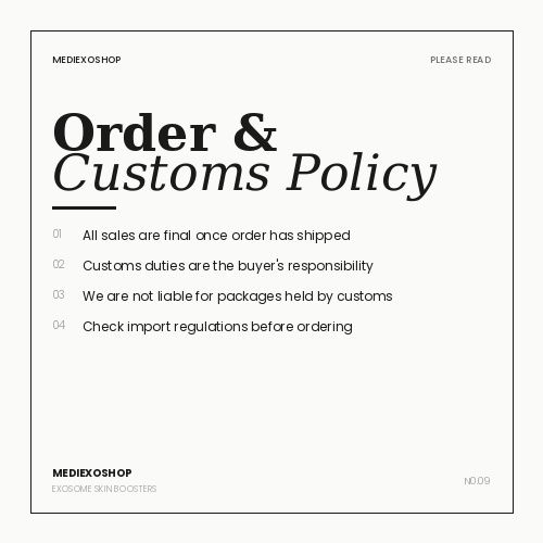 Customs Policy 