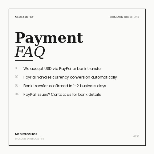 Payment FAQ