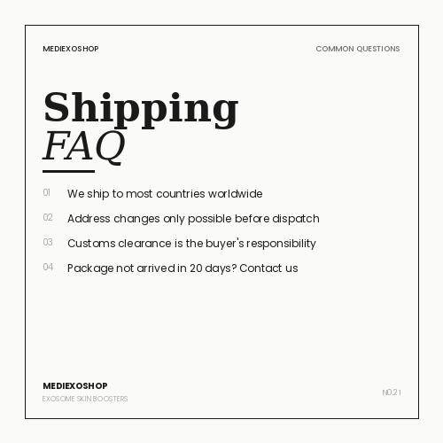 Shipping FAQ