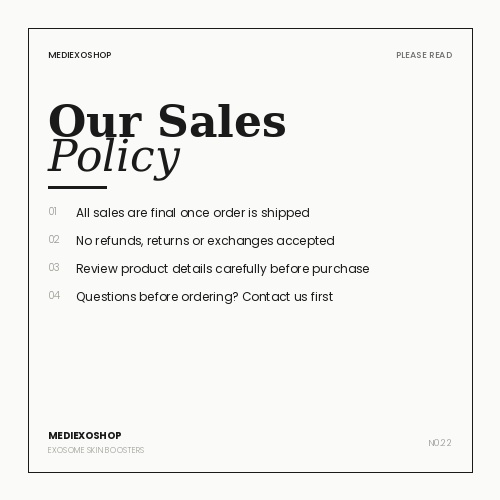 Sales Policy